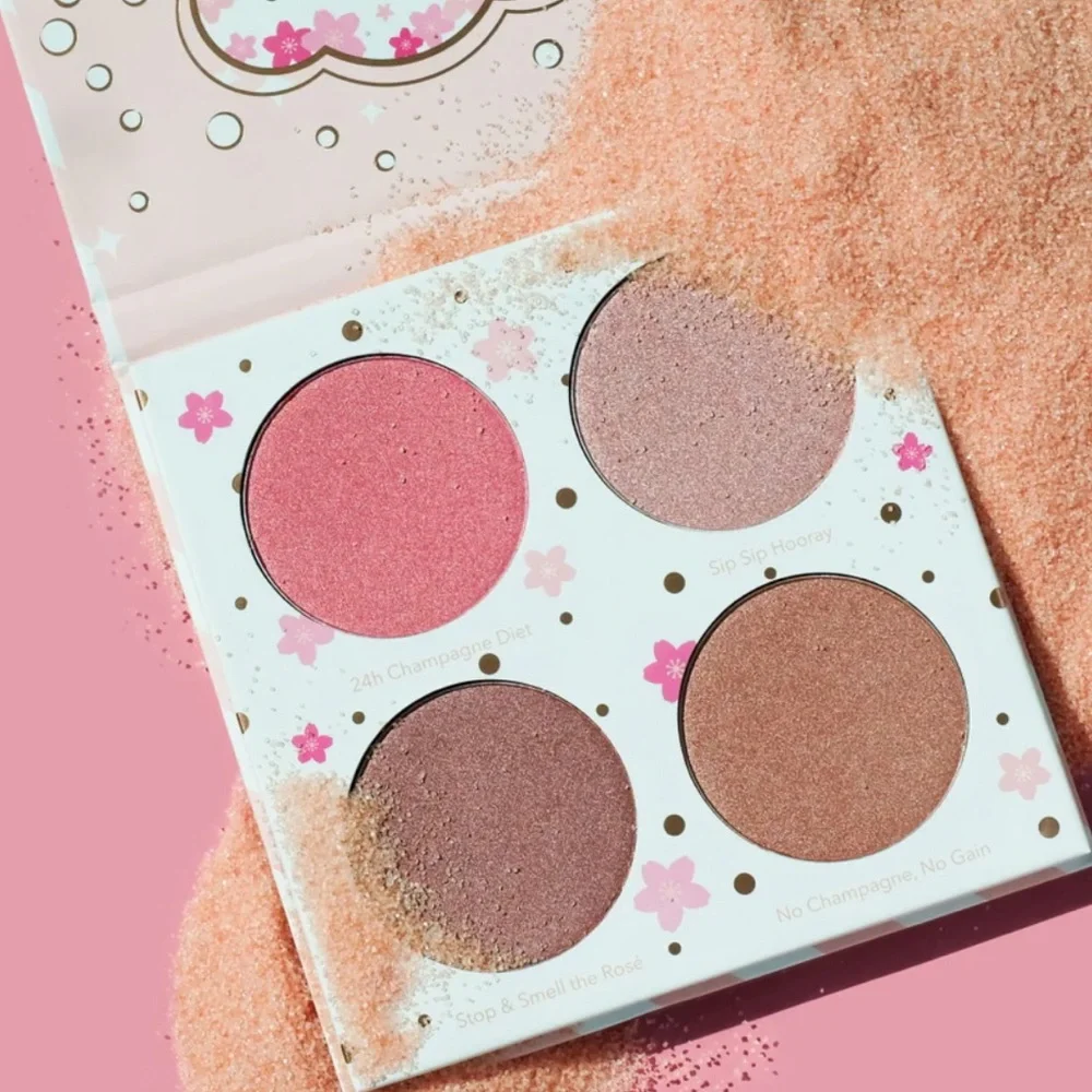 BEAUTY BAKERIE Cotton Candy Champagne Blush Palette NIB $38